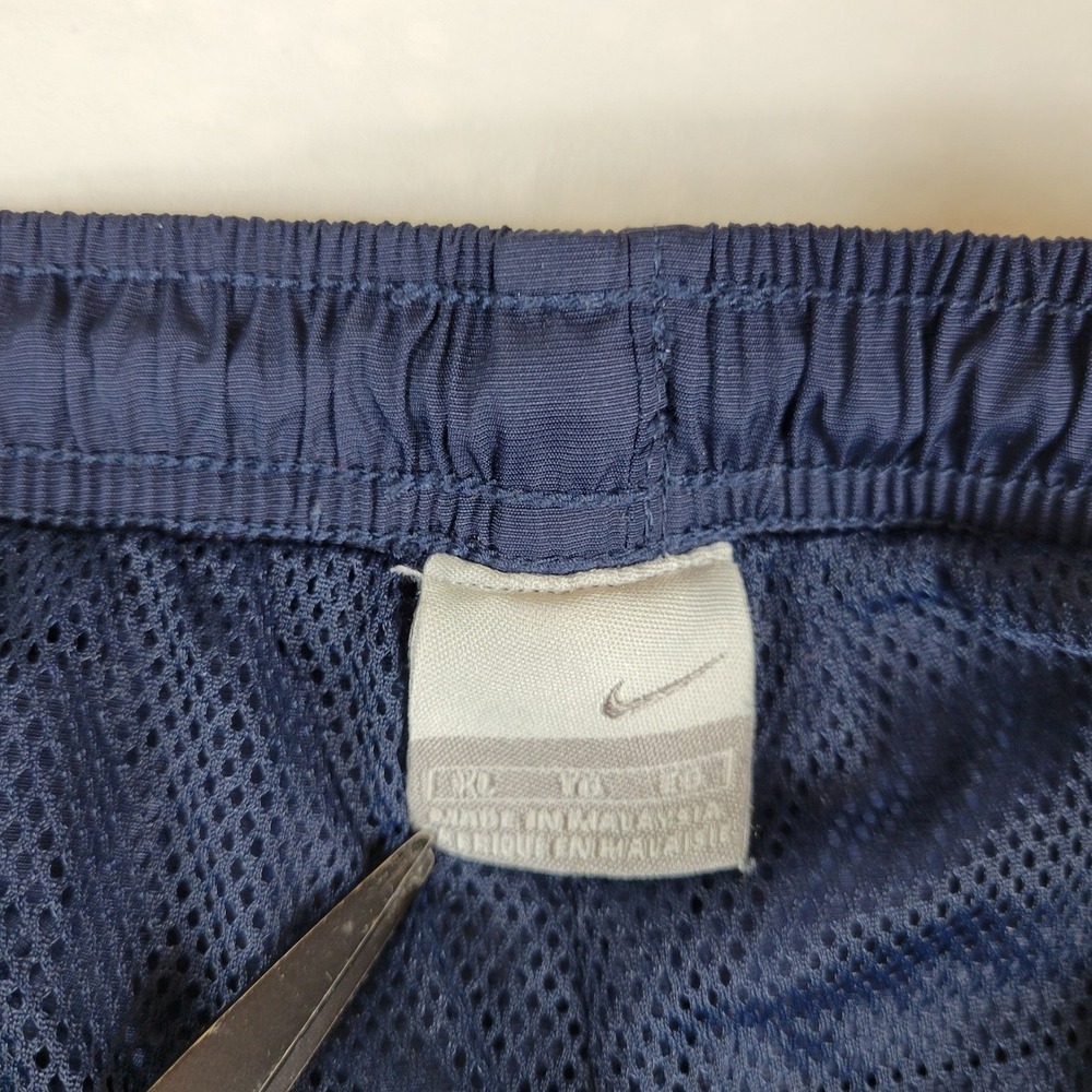 Nike Vintage Track Pants Navy Blue Red White Side Stripe Mens XL H30408PAS Lined - Picture 7 of 10